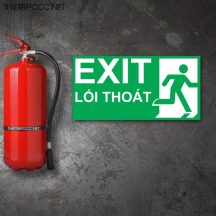 Bảng chỉ dẫn lối thoát hiểm Exit tại Bình Dương