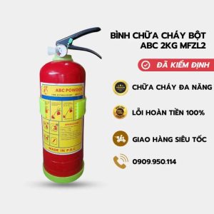 Bình chữa cháy Bột ABC 2kg MFZL2 tại TP Thuận An