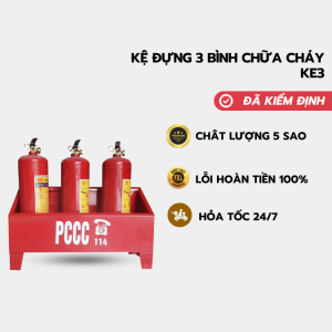 Kệ đôi đựng 2 bình chữa cháy tại Tân Uyên Bình Dương
